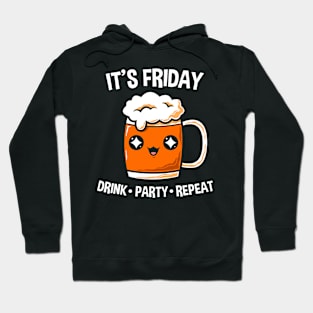 Drink Party Repeat Hoodie